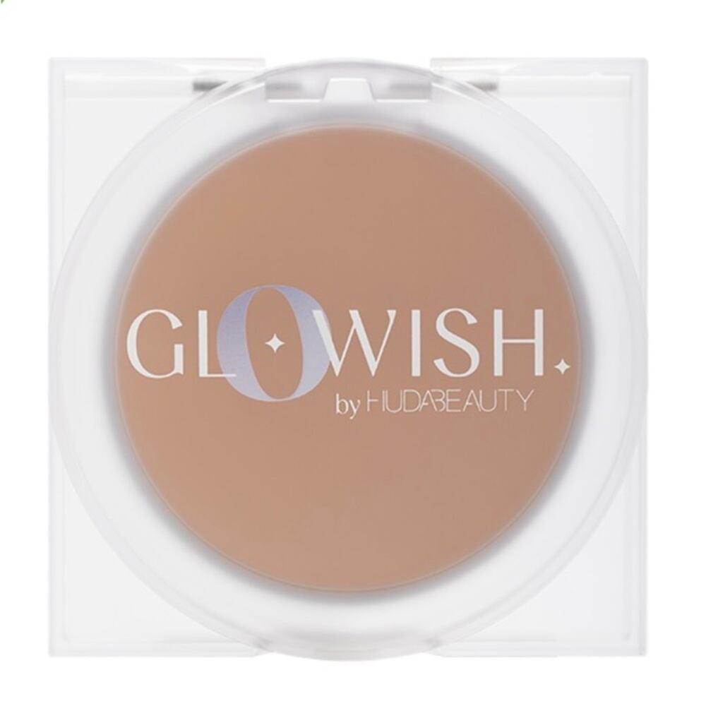 GloWish Luminous Pressed Powder Medium skin tones w/ neutral undertones Huda